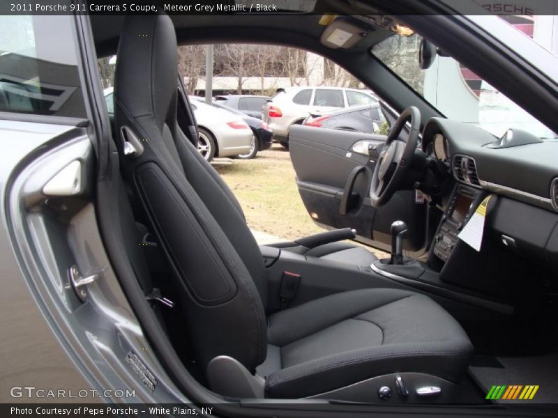 Meteor Grey Metallic / Black 2011 Porsche 911 Carrera S Coupe