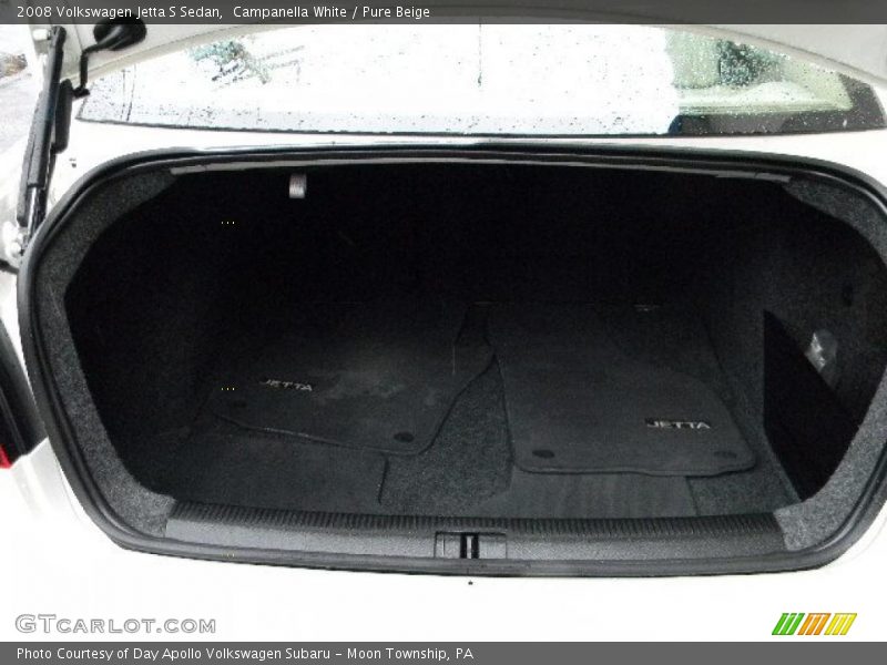 Campanella White / Pure Beige 2008 Volkswagen Jetta S Sedan