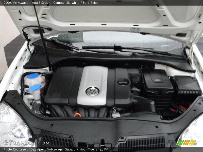 Campanella White / Pure Beige 2008 Volkswagen Jetta S Sedan