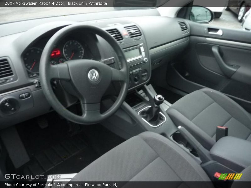  2007 Rabbit 4 Door Anthracite Interior