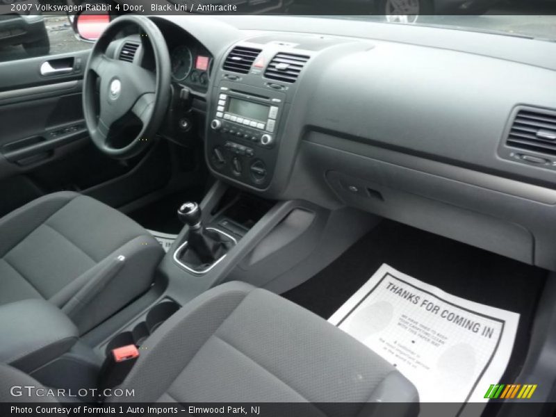  2007 Rabbit 4 Door Anthracite Interior
