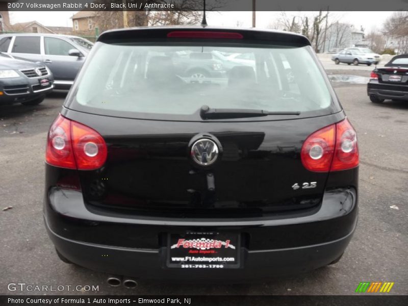 Black Uni / Anthracite 2007 Volkswagen Rabbit 4 Door