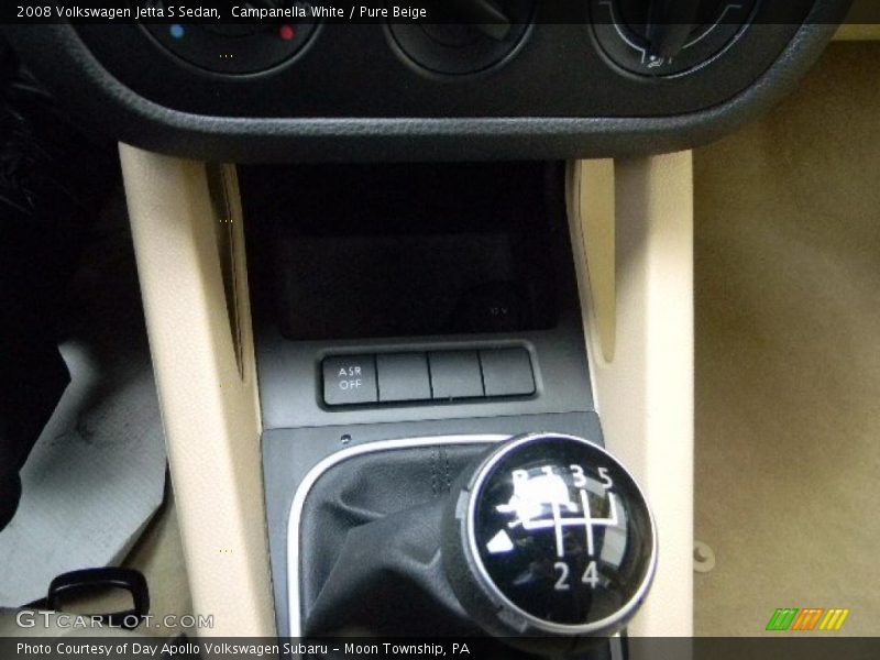 Campanella White / Pure Beige 2008 Volkswagen Jetta S Sedan