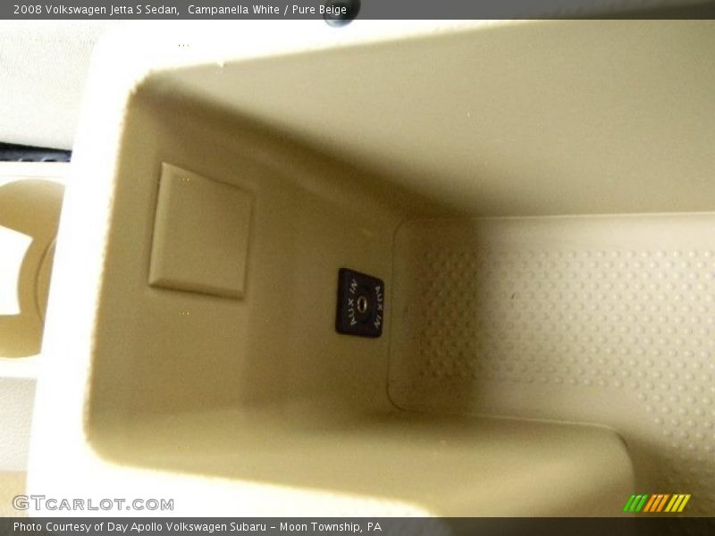 Campanella White / Pure Beige 2008 Volkswagen Jetta S Sedan