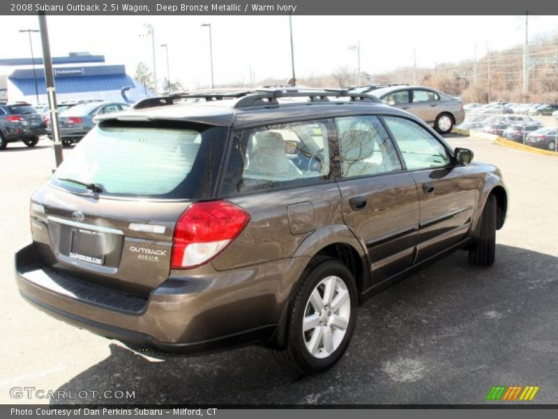 Deep Bronze Metallic / Warm Ivory 2008 Subaru Outback 2.5i Wagon