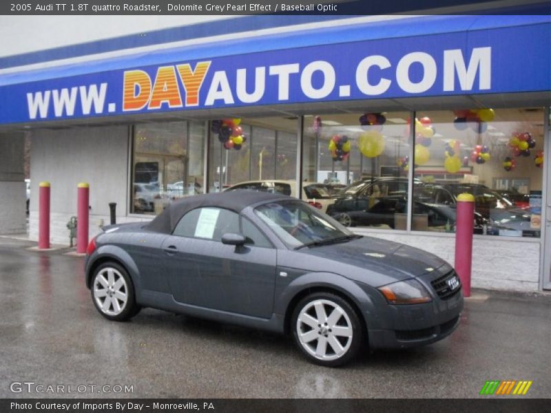 Dolomite Grey Pearl Effect / Baseball Optic 2005 Audi TT 1.8T quattro Roadster