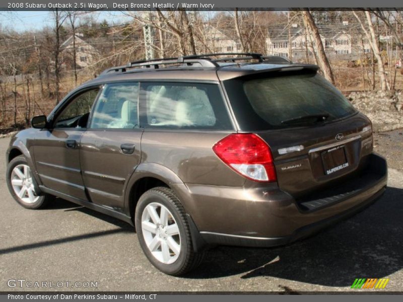 Deep Bronze Metallic / Warm Ivory 2008 Subaru Outback 2.5i Wagon