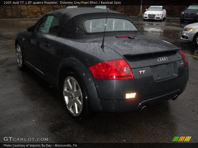 Dolomite Grey Pearl Effect / Baseball Optic 2005 Audi TT 1.8T quattro Roadster