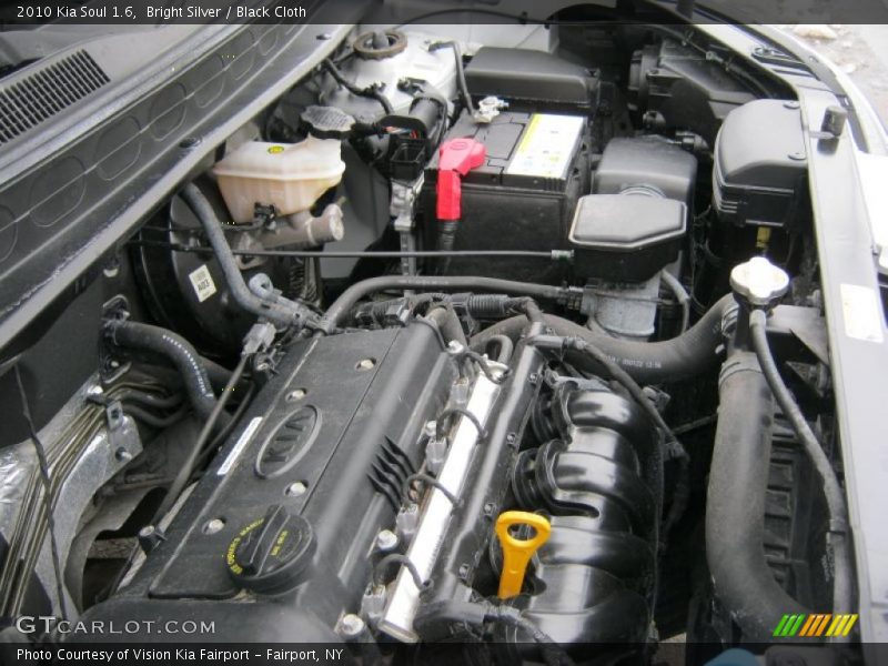  2010 Soul 1.6 Engine - 1.6 Liter DOHC 16-Valve CVVT 4 Cylinder