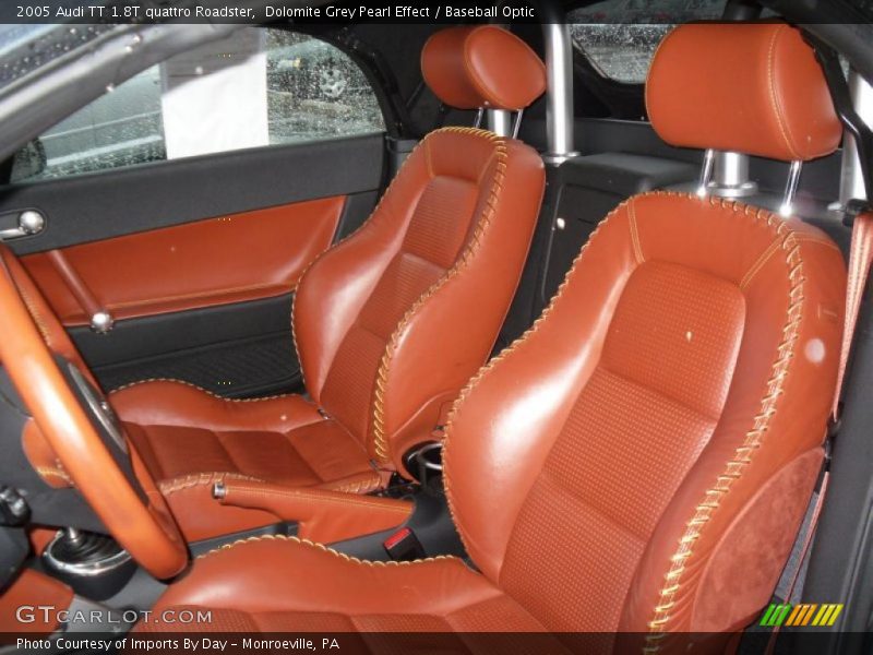  2005 TT 1.8T quattro Roadster Baseball Optic Interior