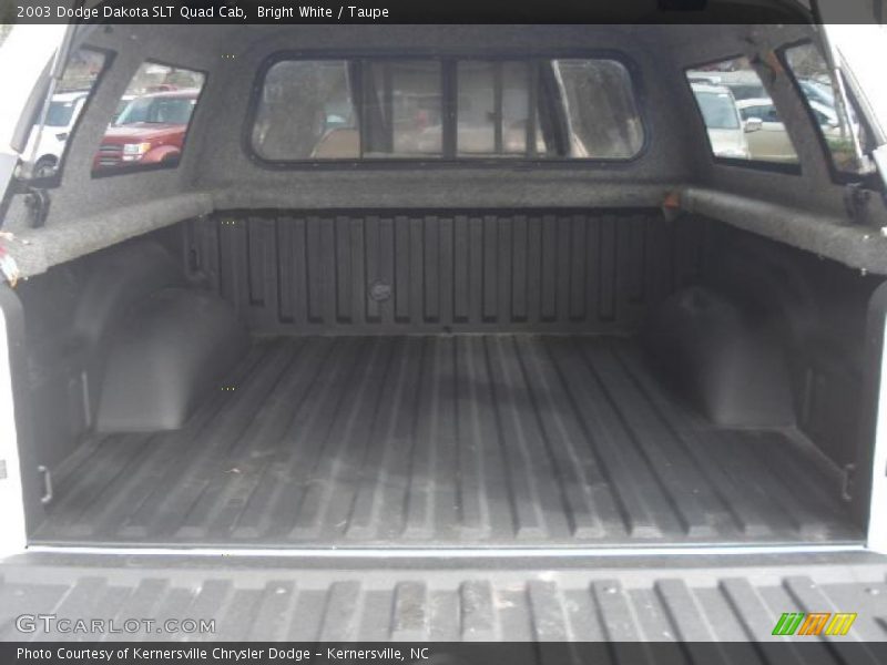 Bright White / Taupe 2003 Dodge Dakota SLT Quad Cab