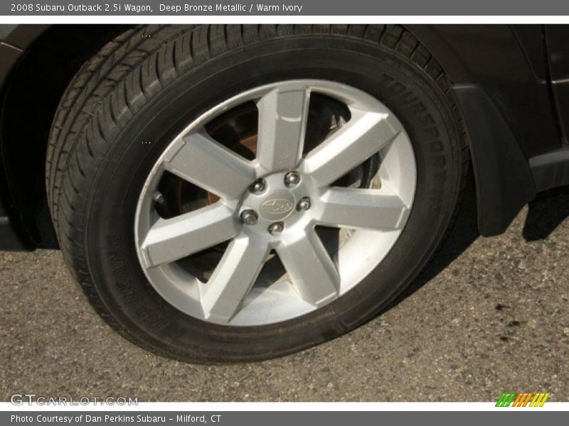 Deep Bronze Metallic / Warm Ivory 2008 Subaru Outback 2.5i Wagon