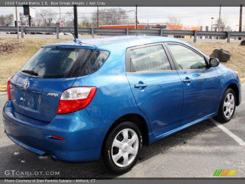 Blue Streak Metallic / Ash Gray 2009 Toyota Matrix 1.8