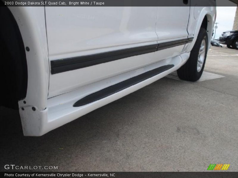 Bright White / Taupe 2003 Dodge Dakota SLT Quad Cab