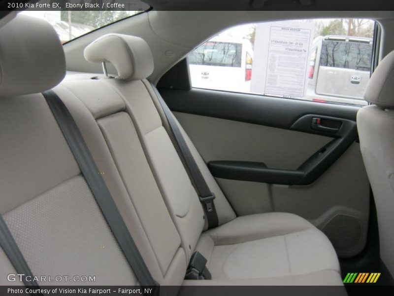 Ebony Black / Coffee 2010 Kia Forte EX