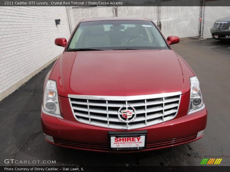 Crystal Red Tintcoat / Shale/Cocoa Accents 2011 Cadillac DTS Luxury