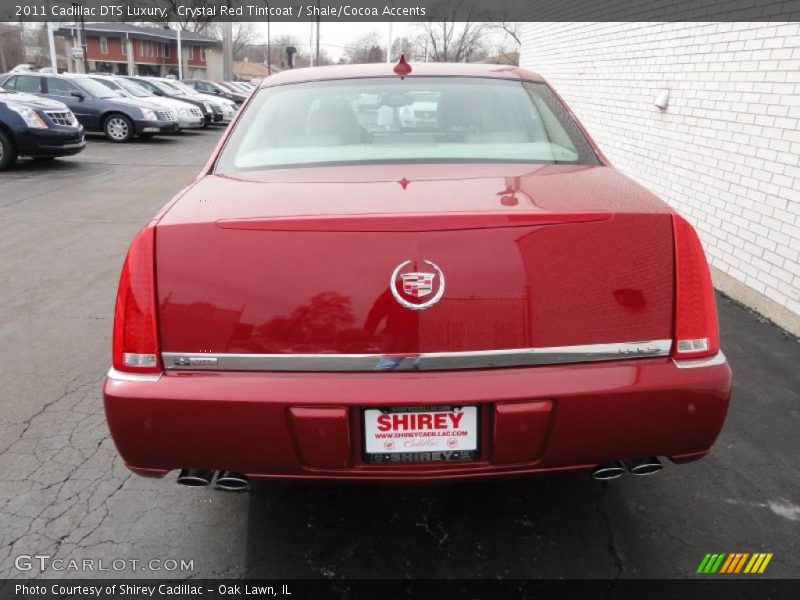 Crystal Red Tintcoat / Shale/Cocoa Accents 2011 Cadillac DTS Luxury