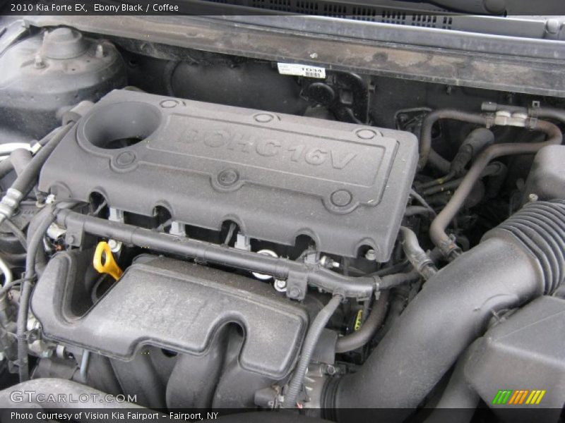 Ebony Black / Coffee 2010 Kia Forte EX