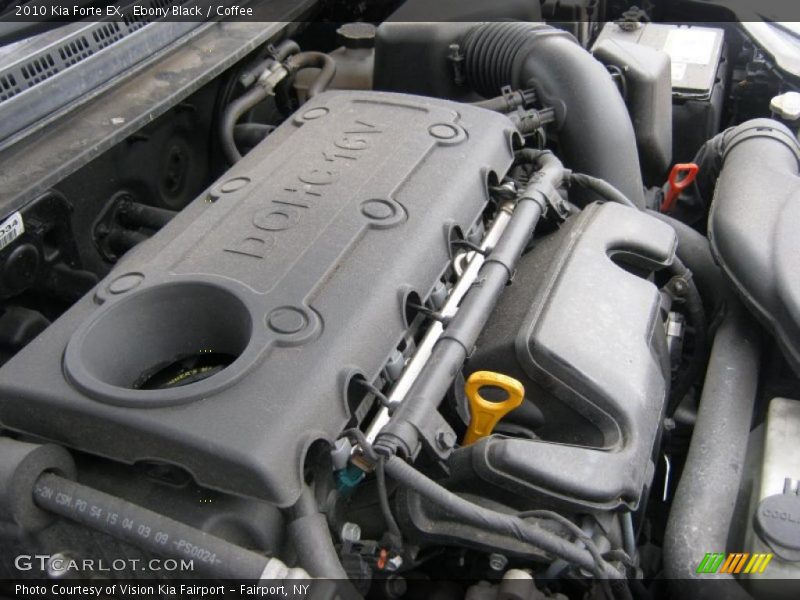Ebony Black / Coffee 2010 Kia Forte EX