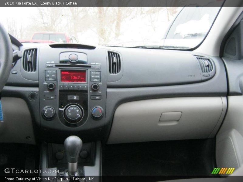 Ebony Black / Coffee 2010 Kia Forte EX