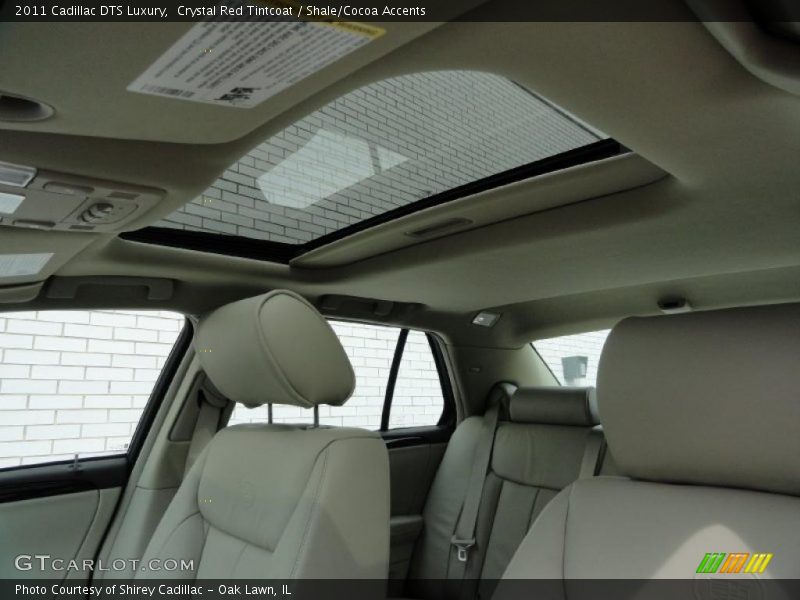 Crystal Red Tintcoat / Shale/Cocoa Accents 2011 Cadillac DTS Luxury