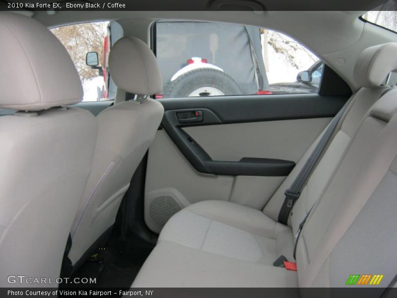 Ebony Black / Coffee 2010 Kia Forte EX