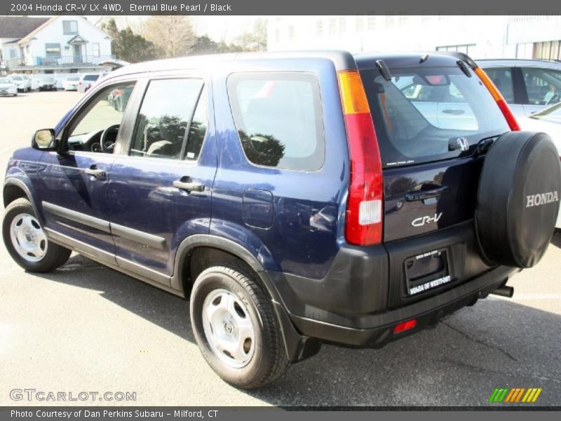 Eternal Blue Pearl / Black 2004 Honda CR-V LX 4WD