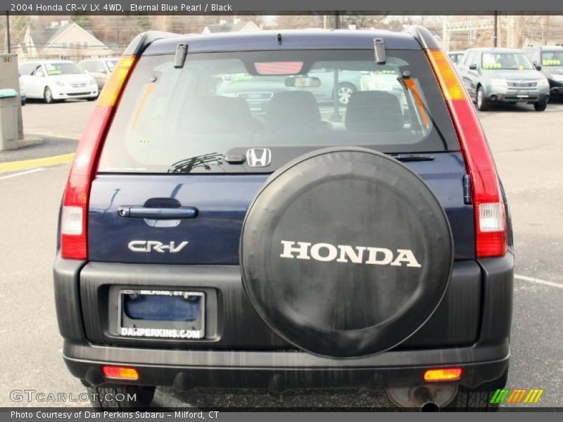Eternal Blue Pearl / Black 2004 Honda CR-V LX 4WD