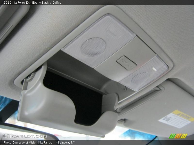 Ebony Black / Coffee 2010 Kia Forte EX