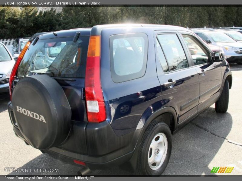 Eternal Blue Pearl / Black 2004 Honda CR-V LX 4WD