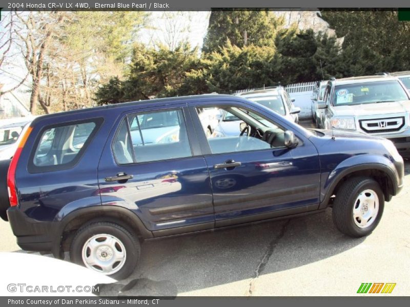 Eternal Blue Pearl / Black 2004 Honda CR-V LX 4WD