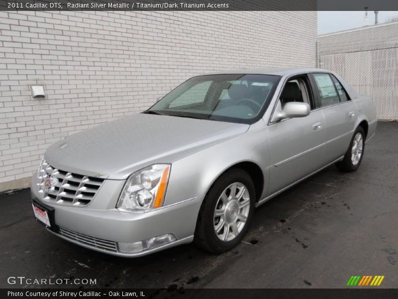Radiant Silver Metallic / Titanium/Dark Titanium Accents 2011 Cadillac DTS