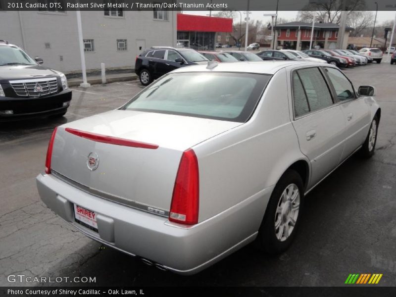 Radiant Silver Metallic / Titanium/Dark Titanium Accents 2011 Cadillac DTS