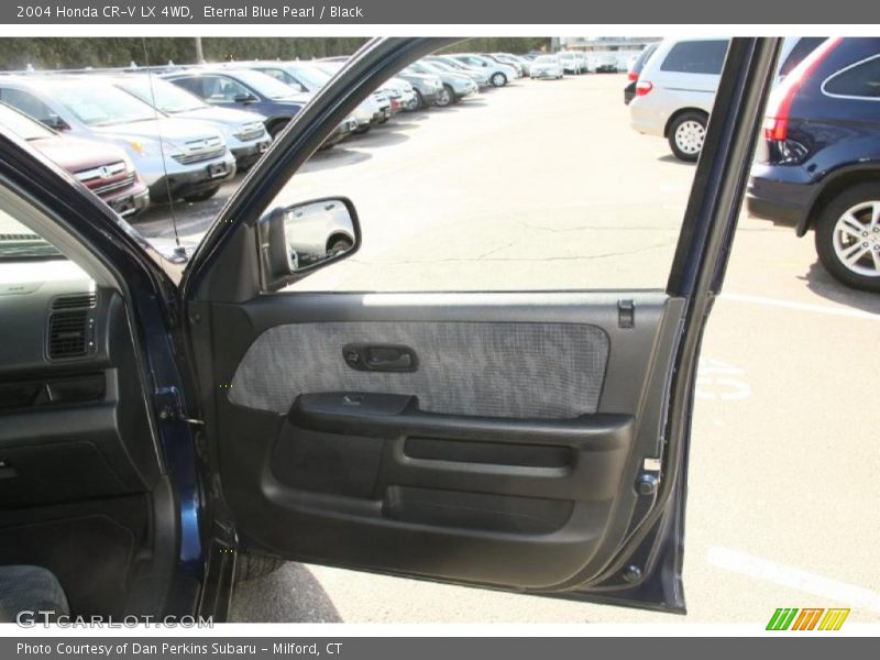 Eternal Blue Pearl / Black 2004 Honda CR-V LX 4WD