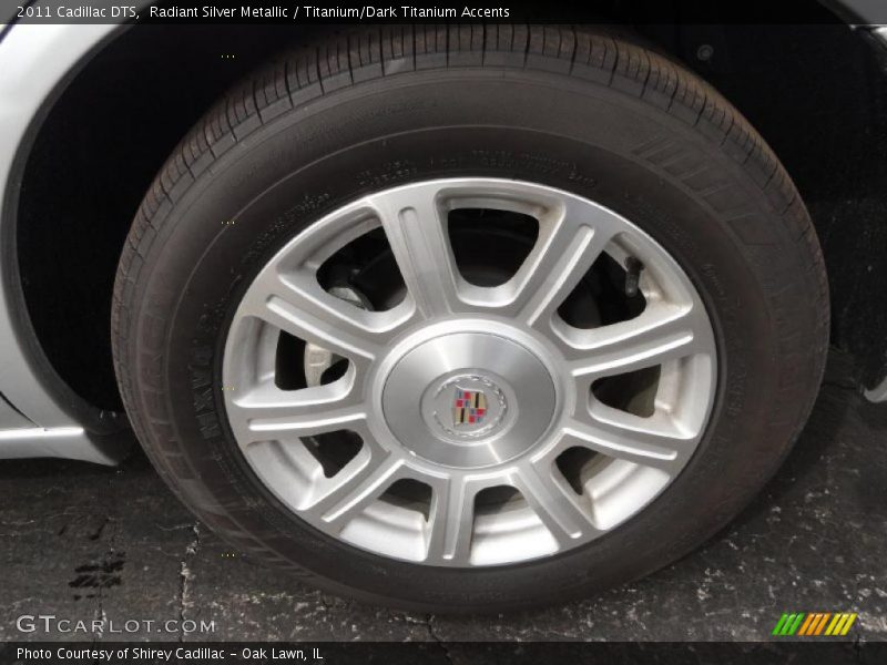 Radiant Silver Metallic / Titanium/Dark Titanium Accents 2011 Cadillac DTS