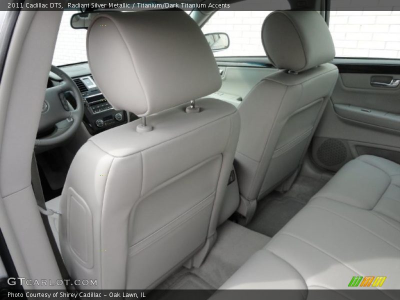 Radiant Silver Metallic / Titanium/Dark Titanium Accents 2011 Cadillac DTS