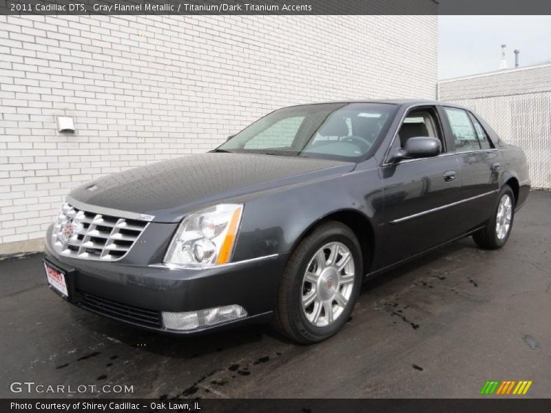 Gray Flannel Metallic / Titanium/Dark Titanium Accents 2011 Cadillac DTS