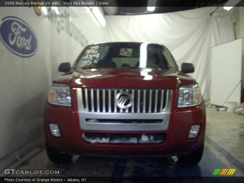 Vivid Red Metallic / Stone 2008 Mercury Mariner V6 4WD