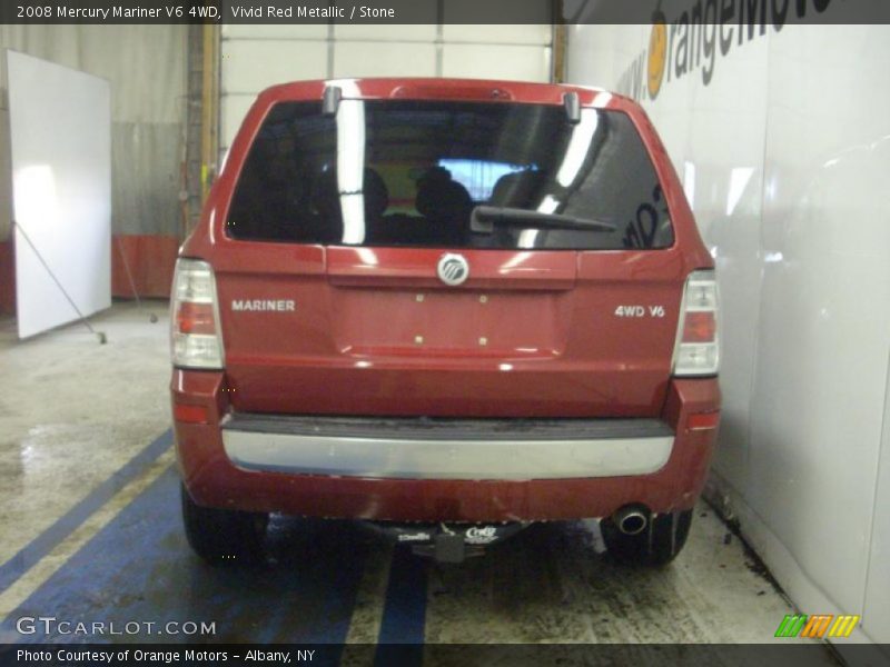 Vivid Red Metallic / Stone 2008 Mercury Mariner V6 4WD