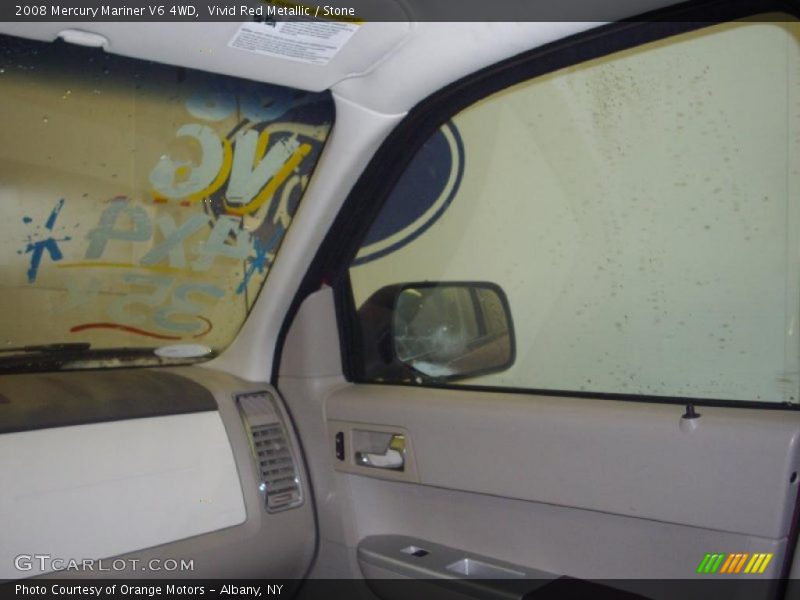 Vivid Red Metallic / Stone 2008 Mercury Mariner V6 4WD