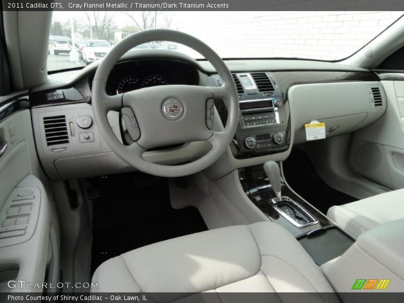 Gray Flannel Metallic / Titanium/Dark Titanium Accents 2011 Cadillac DTS