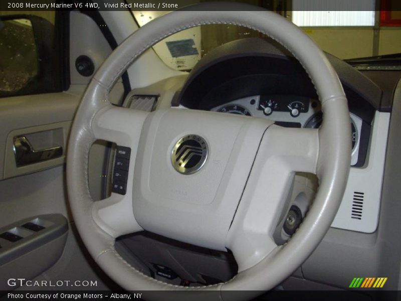 Vivid Red Metallic / Stone 2008 Mercury Mariner V6 4WD