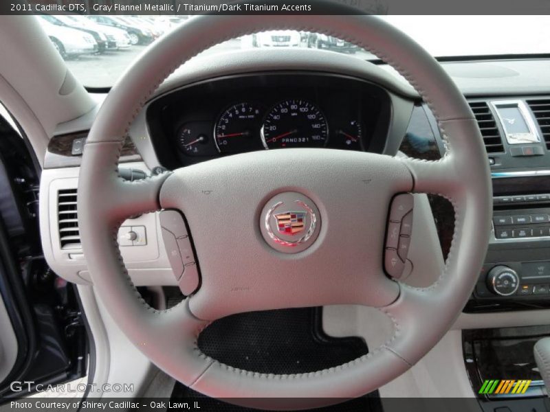 Gray Flannel Metallic / Titanium/Dark Titanium Accents 2011 Cadillac DTS