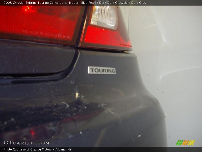 Modern Blue Pearl / Dark Slate Gray/Light Slate Gray 2008 Chrysler Sebring Touring Convertible