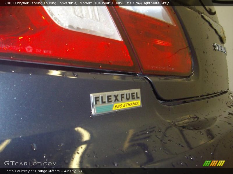 Modern Blue Pearl / Dark Slate Gray/Light Slate Gray 2008 Chrysler Sebring Touring Convertible