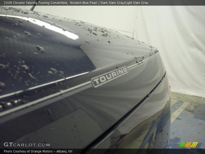 Modern Blue Pearl / Dark Slate Gray/Light Slate Gray 2008 Chrysler Sebring Touring Convertible