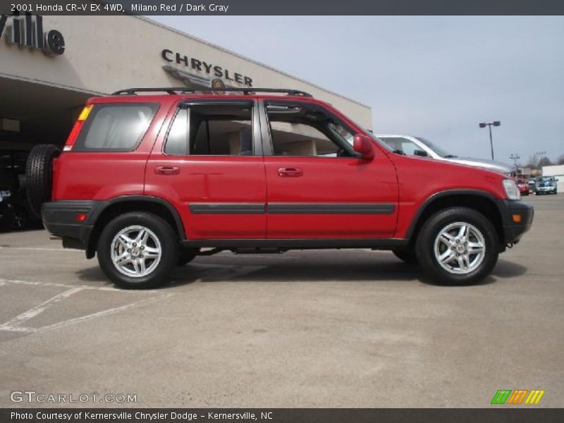 Milano Red / Dark Gray 2001 Honda CR-V EX 4WD