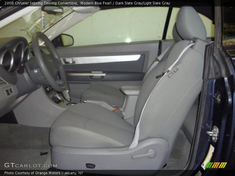 Modern Blue Pearl / Dark Slate Gray/Light Slate Gray 2008 Chrysler Sebring Touring Convertible