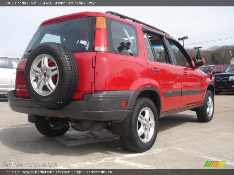 Milano Red / Dark Gray 2001 Honda CR-V EX 4WD