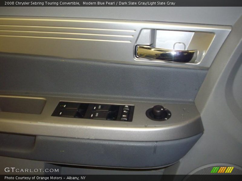 Modern Blue Pearl / Dark Slate Gray/Light Slate Gray 2008 Chrysler Sebring Touring Convertible